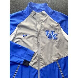 Kentucky Wildcats Nike Dri-Fit Hyper Elite Full Zip Jacket Mens Large Blue Gray